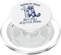 Guided by Grace But Still A Little Feral PopSockets PopGrip pour MagSafe