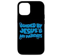 Guided by Jesus and My Parents Christian Kid Christianisme Coque pour iPhone 12/12 Pro