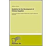 Guideline For The Development Of Chinese Suppliers