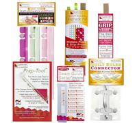 Guidelines4Quilting FSQ Lot de règles de courtepointe super faciles pour 12 pouces - Faites des blocs précis de 9 et 16 patchs, oies volantes, blocs de courtepointe carrés en diamant de n'importe