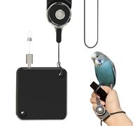 Guideri d'oiseaux - harnais de vol réglable de 2 m pour perruches, conutions, cockatiels | Guide d'oiseaux pour animaux de compagnie en plein air avec anneau doux, corde de traction anti-mors