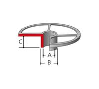 Guides à copier pour Défonceuse MAKITA RP0900 , RP1800, RP2300 - Taille - 14,5 mm x 16 mm x 13 mm