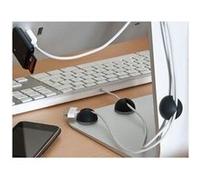 Guides-câbles adhésifs noirs (par 5)