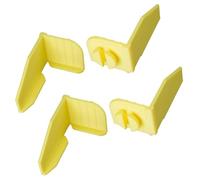 Guides d ' angle Builder Line avec sièges striés, 4 yellow | Conception gauche et droite pour la disposition des murs en briques et en blocs, projets de travaux d ' installation