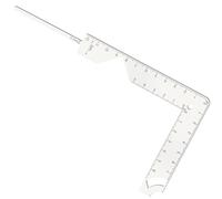 Guides d ' espacement des couvertures de livres 5 en 1, règle de reliure en acier inoxydable pour Journal, carnet de notes, Album, outil de Scrapbooking, Guide de livre