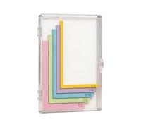 Guides d'alignement d'angle en forme de L avec marquages à code couleur pour cartes superposées, scrapbooking et mises en page, guides d'alignement du papier, règle en forme de L, outil de coin