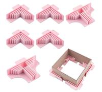 Guides d'angle pour boîtes, 6 pinces à 90 degrés, pinces de montage pour coller du papier, outil pour pince à angle droit, outil de support d'angle pour le positionnement de