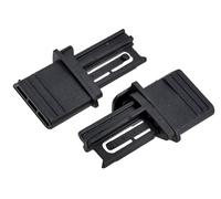 Guides de cache-bagages gauche et droit (lot de 2), compatible avec Opel Insignia A Sports Tourer, Country Tourer, Noir