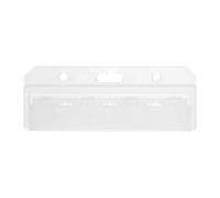 Guides de carte de Demi accès d'- Lot de 50 by CKB Ltd d'appui Porte-badge rigide horizontal rigide Plastique Transparent givré Mag Stripe exposé pour un accès facile faire aux Bandes magnétiques