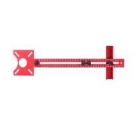 Guides de fraisage pour le travail du bois - Accessoire compact multifonction réglable - Guide des bords à base fixe - Pour fraisage plat, percer les bords, cercles, coins, gadget, travail du bois