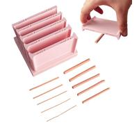 Guides de Laminage pour Bandes de Polymère - Contrôle Précis 5 Tailles | Kit d'Outils de Rouleaux pour Pâte Polymère | Pour Création De Bijoux Décoration Projets DIY Artisanat Artistes Créateurs