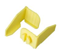 Guides de ligne d'angle muraux avec assise striée et design gauche droite pour la disposition de la maçonnerie, la maçonnerie et l'installation de blocs, guide d'angle de ligne de brique, outil de
