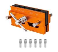 Guides de perçage de centrage pour trous droits en métal pour gabarit de cheville en bois professionnel