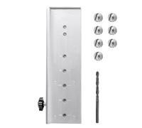 Guides de Perçage | Localisateur de Poinçon Réglable en d'Aluminium,Guide de Forage pour Trous Rectilignes | pour Rénovation Installation de Quincaillerie de Construction