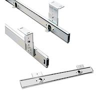 Guides De Plateau De Clavier - Glissières À Roulement À Billes, Méthode De Levage par Suspension, Largeur 35 Mm, Glissières De Tiroir Inférieures, Glissières D'Ordinateur, Support De Glissière De