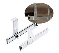 Guides de plateau de clavier - Glissières de clavier à roulement à billes, glissières de tiroir pour clavier, accessoires de plateau de tiroir, méthode de levage de suspension, glissières à roulement