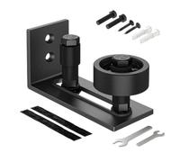 Guides de porte de grange pour bas d'abri de jardin | Guide de sol réglable pour porte de grange pour extérieur, maison, arrière-cour, camping-car, garde-manger, chambre à coucher