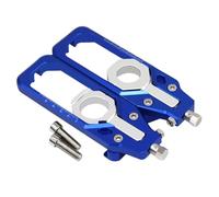 Guides de réglage de chaîne Convient pour S1000XR S1000RR S1000R HP4 M1000R M1000RR M1000XR blocs d'essieu de chaîne de roue ajusteurs tendeurs de bobine Ajusteur de Chaîne(Blue)