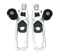 Guides de réglage de chaîne Tendeurs de chaîne de moto avec bras oscillant, adaptés à Yamaha R15 V3 MT-15 MT15 MT 15 2019 2020 2021 2022 Tendeur de chaîne(Silver)