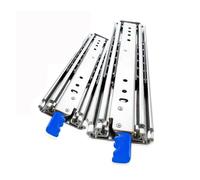 Guides de tiroir à roulement à billes robustes Glissières de tiroir verrouillables for charges lourdes rail coulissant roulement à billes extension complète guide 3 volets(28inch(700mm))