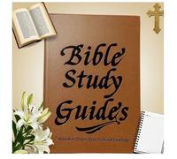 Guides d'étude biblique, guide d'étude biblique de 66 pages, outil d'étude complet des Écritures avec invites, journal de prière, carnets basés sur des croyances religieuses, cadeau de foi pour homme