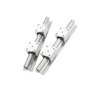 Guides linéaires, guides coulissants à mouvement l Ensemble de 4 glissières à roulement billes SBR20UU + 2 rails guidage linéaires SBR20(800mm)
