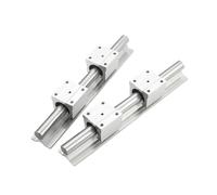 Guides linéaires, rail de guidage coulissant linéa 2 Rails De Guidage Linéaires SBR12 + 4 Glissières À Roulement Billes SBR12UU(400mm)