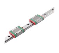 Guides linéaires, rail de guidage coulissant linéa Ensemble De 2 Blocs Coulissants MGW15H Et Rails Guidage Linéaires MGW15 For Imprimante 3D(100mm)