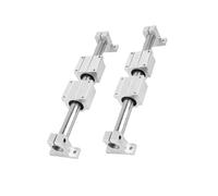 Guides linéaires, rail de guidage coulissant linéa Longueur 300-1000 Mm, 2 Rails Linéaires For Cylindre D'axe Optique + Blocs Coulissants SCS20UU + 4 Supports D'arbre SK20(950mm)