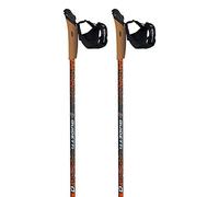 GUIDETTI Bâtons Marche Nordique Carbone Vent des Fjords UT50 Esprit - Ultra Léger 50% Carbone Flex - Gantelet Détachable Flash-Lock - Fabrication Française - Vendus à la Paire (105 cm)