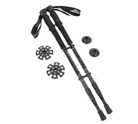 Guidetti - Nature Hike Black - Bâtons de Marche Vendus à la Paire - Noir - Taille UniqueQUE