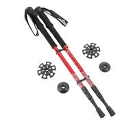 GUIDETTI - Nature Hike Rouge - Rouge - Taille 135 - Bâtons de Marche Vendus à la Paire