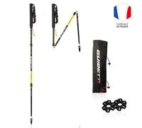 Bâtons de trail GUIDETTI Platinium Aero Perf (noir/jaune) 130 cm