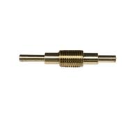 GuidNaurys 0,5 module arbre à vis sans fin en cuivre 43 mm 48 mm de long tige d'engrenage de turbine réducteur à vis sans fin de précision transmission Angle(43mm long)
