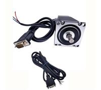 GuidNaurys 1 moteur pas à pas hybride à boucle fermée de 1,8 degré de 57 mm avec ligne 2,2 NM 312 oz-in 3 A Nema 23 moteur pas à pas arbre de 8 mm de diamètre Assemblage