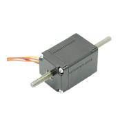 GuidNaurys 1 moteur pas à pas Nema 11 1,8 degré 0,75 A 28 x 28 mm cadre à travers le moteur pas à pas linéaire 87 mm de long 2 mm de plomb T5 arbre à vis Assemblage