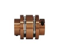 GuidNaurys 1 pcs D40 L50 Aluminium Bride Accouplement D'arbre Diaphragmes Joint Universel Cardan CNC Flexible Moteur Coupleur D'arbre Couple vibrations(8mm to 8mm)