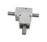 GuidNaurys 1pc 1:1 commutateur à angle droit même sens boîte de vitesses de direction 15 mm double arbre de sortie 1,5 M 19T engrenage conique en spirale boîte de vitesses Modification