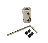 GuidNaurys Accouplement d'arbre rigide 14x22mm, 1 pièce, 3.17mm 4mm 5mm 6mm 8mm, manchon de connecteur de moteur de coupleur d'arbre de moteur CNC Connexion d'axe(4mm to 4mm)