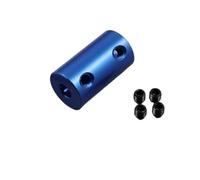 GuidNaurys Accouplement de moteur pas à pas en alliage d'aluminium D14 L25, pièces d'imprimante 3D, partie à vis de coupleur d'arbre Flexible bleu, 1 pièce Connexion d'axe(5mm to 7mm)