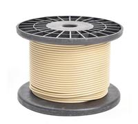 GuidNaurys Bande conductrice souple à haute conductivité, bande d'étanchéité de blindage électromagnétique, bande de caoutchouc silicone conducteur plaquée argent et verre Électrique(1.57mm)