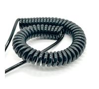 GuidNaurys Câble à ressort à 2 conducteurs 22 AWG, générateur manuel, tension à broche souple suspendue, cordon rétractable de 0,3 mm² rétractable Cordon(Straight 5 meters)