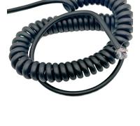 GuidNaurys Câble d'extension télescopique extensible en spirale à 6 conducteurs 20 AWG 0,5 mm² avec conception rétractable Cordon rétractable(Stretch 2 meters)