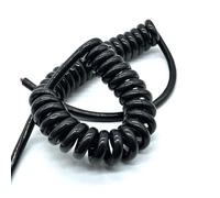 GuidNaurys Câble spiralé à 10 conducteurs, extension de câble électrique industriel suspendu, longueur 5 mètres rétractable Cordon(18AWG)