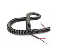 GuidNaurys Câble spiralé de mise à la terre for réservoir antigel, 2 conducteurs, 1,5 mm², fil à ressort for des solutions de mise à la terre fiables Cordon rétractable(Static 1 meters)