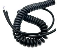 GuidNaurys Câble spiralé télescopique extensible à 8 conducteurs 20 AWG 0,5 mm² avec conception rétractable Cordon rétractable(Stretch 3 meters)