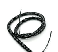 GuidNaurys Câble spiralé torsadé à 13 conducteurs de 0,5 mm², 20 AWG, souple et extensible, connecté mécaniquement rétractable Cordon(Straight 2.5 meters)