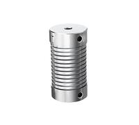 GuidNaurys Coupleur à ressort D16L25 en alliage de zinc for arbre de moteur flexible, accouplement d'encodeur rotatif Couple vibrations(7mm to 8mm)