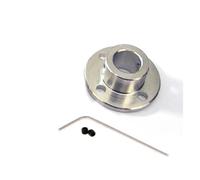 GuidNaurys Coupleur d'arbre de guidage de moteur, 1 pièce, 3mm 3.17mm 4mm 5mm 6mm 6.35mm 7mm 8mm 10mm 11mm 12mm 14mm, connecteur de moteur de couplage à bride rigide Connexion d'axe(ID 3.17mm)