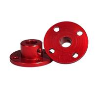 GuidNaurys Coupleur d'arbre d'essieu de siège rouge, trou intérieur de 5mm, Support de coupleur de bride, coupleur en alliage d'aluminium, 2 pièces de 5mm Connexion d'axe